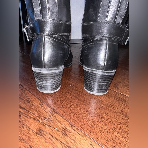 Bandolino Womens Wide Calf 7 1/2 Tall Black With Comfort Plus Size Boots - Picture 10 of 16